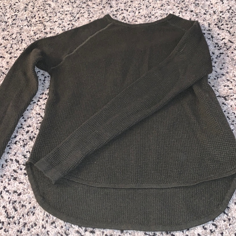 Lulu’s olive green, oversized sweater - S